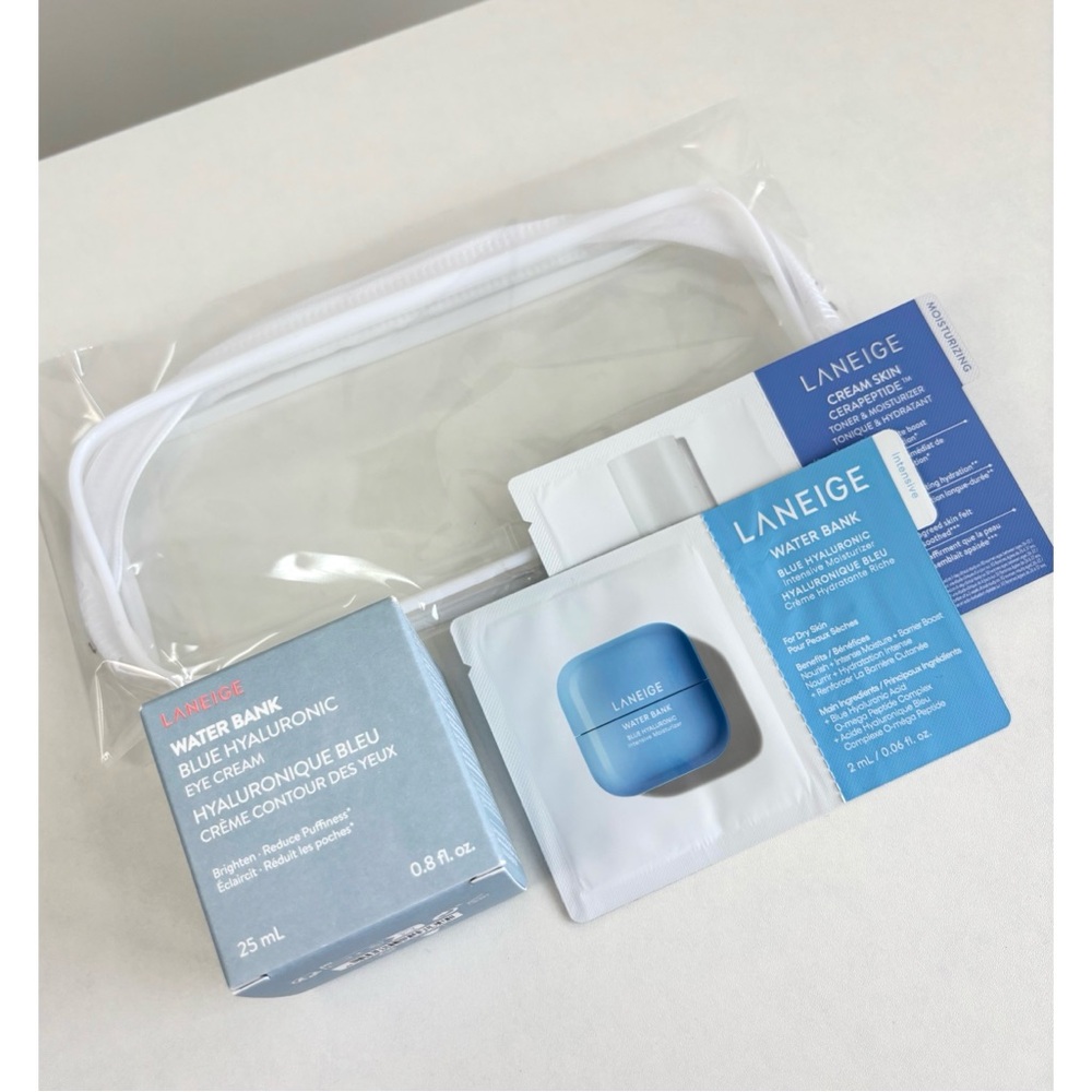 Laneige Water Bank Blue Hyaluronic Eye Cream Bundle